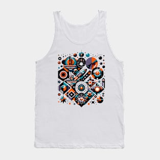 Galactic Geometric Symphony Tank Top